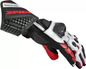 image of Spidi Carbo 5 Gloves, black-white-red, Size 2XL, black-white-red, Size 2XL