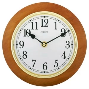 image of Acctim Maine 205mm Wooden Wall Clock