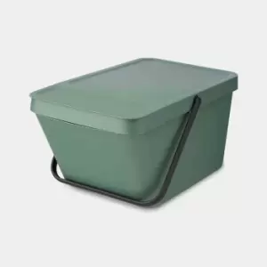 image of Brabantia 20L Sort & Go Stackable Bin - Fir Green