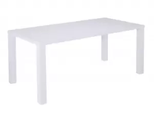 Image of LPD Monroe Puro 120cm White High Gloss Dining Table Flat Packed