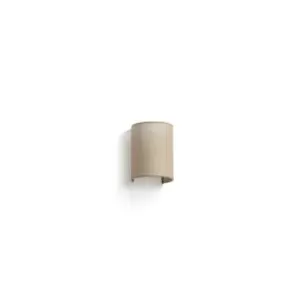 Otton Round Jute Up Down Wall Lamp Vertical