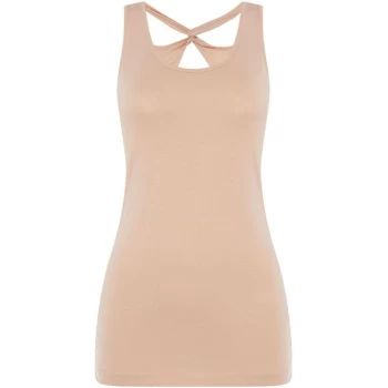 Label Lab Rhea twist back vest - Blush