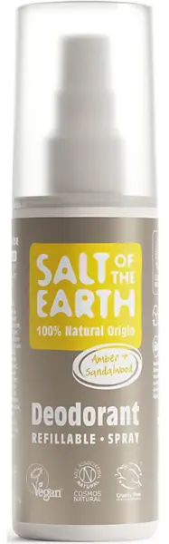 image of Salt of the Earth Amber and Sandalwood Deodorant 100ml