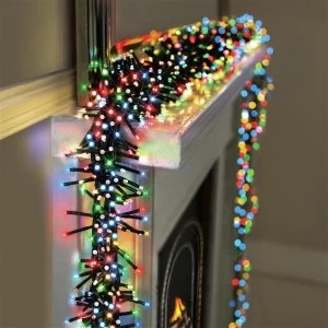 Image of Premier Decorations 2000 LED Clusters with Timer - Multi