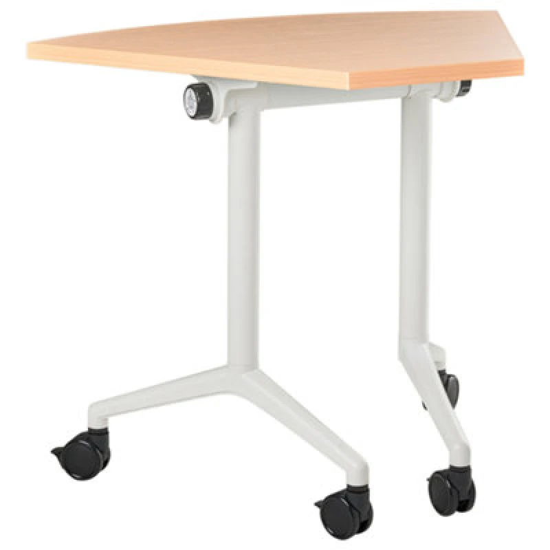 Image of Beliani Foldable Corner Desk Module Cavi Brown 90 Cm 64 Cm