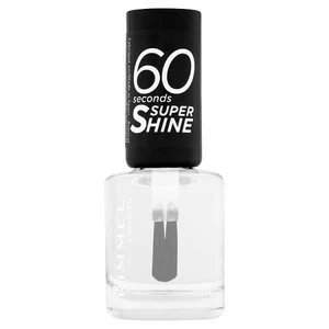 image of Rimmel Nail Polish 60 Second Clear 8ml Clear