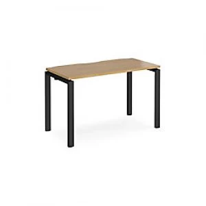 Image of Home Desk E126-K-O Walnut 1,200 x 600 x 725 mm