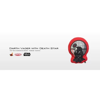 Image of Hot Toys Cosbaby Star Wars Cushion - Darth Vader with Death Star