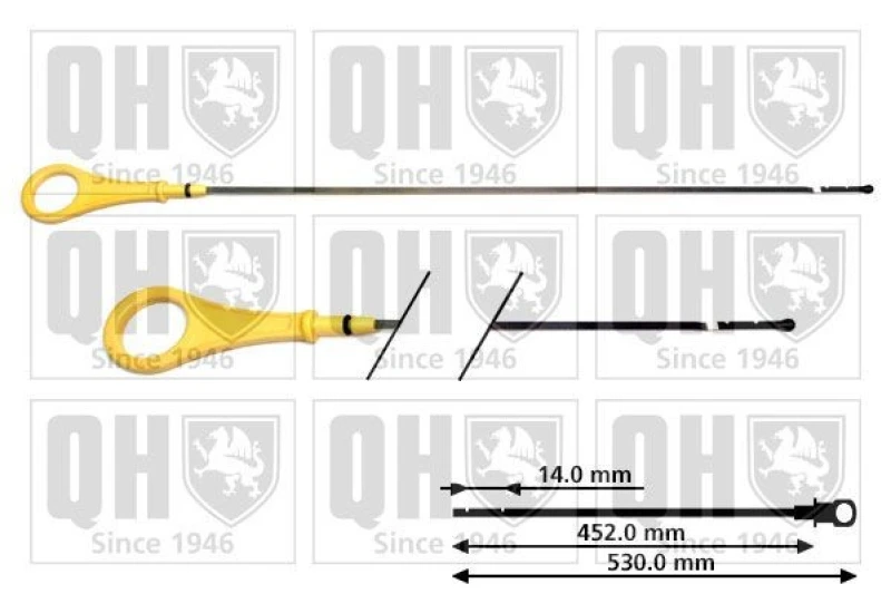 Image of QUINTON HAZELL Oil Dipstick QUINTON HAZELL QOD140
