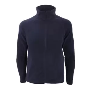 Image of Result Core Mens Micron Anti Pill Fleece Jacket (2XL) (Navy Blue)