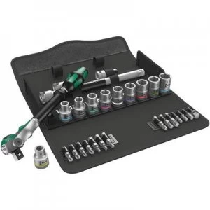 Image of Wera 8100 SC 6 Zyklop Speed Bit set Metric 1/2 (12.5 mm) 28 Piece 05004076001