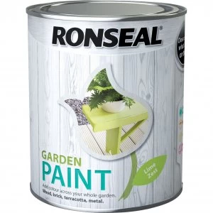 Image of Ronseal General Purpose Garden Paint Lime Zest 750ml