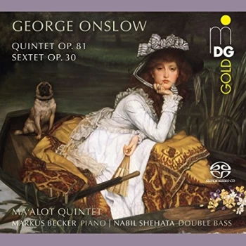 Image of Ma'alot Quintet; Markus Becker; Nabil Shehata - George Onslow: Quintet, Op. 81/Sextet, Op. 30 CD