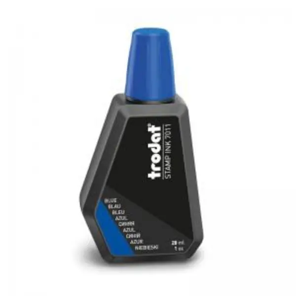 Trodat 7011 Stamp Pad Ink 28ml - Blue