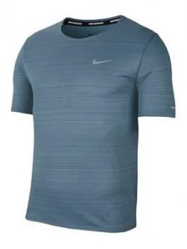 Image of Nike Miler Running Top - Blue