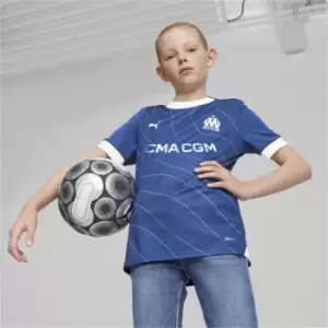 image of Puma Olympique De Marseille Away Jersey 2023 2024 Juniors - Blue