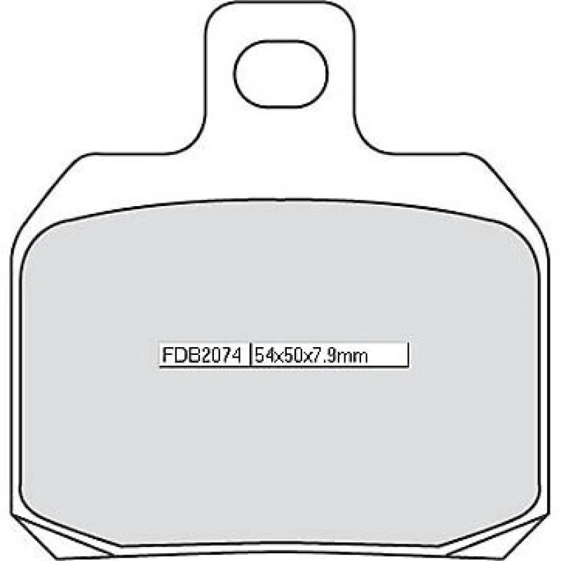 Image of FERODO Sintered lining FDB 2074 ST