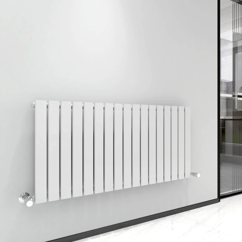 Image of MCC DIRECT 600 x 1156mm Single Designer Flat Panel Central Heating Radiator white HS1601