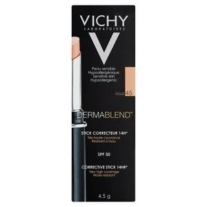 Image of Vichy Dermablend Corrector Concealer Stick 45 Gold