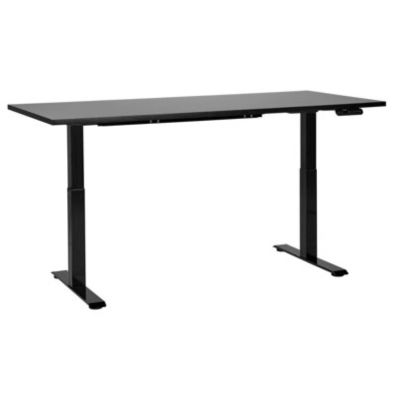 Image of Beliani Electric Adjustable Standing Desk Destines Black 180 Cm 80 Cm