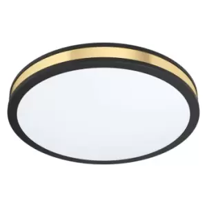 image of Netlighting Pescaito LED Decorative Flush Ceiling Light Black - EG99407