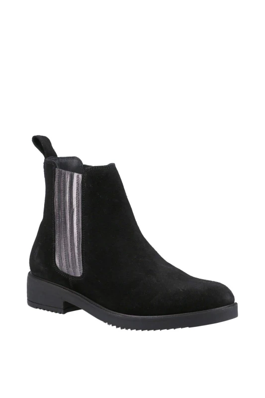 Image of Hush Puppies Womens Stella Pull On Chelsea Ankle Boots - UK 3 Black female GDE2639MBK3