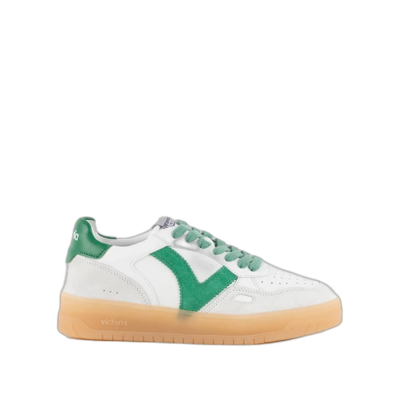 Image of Victoria Trainers Victoria Seul Efecto Piel & Serraje Vert Unisex 37