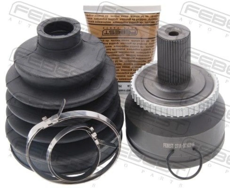 Image of FEBEST 2710-XC90A48 CV Joint Wheel Side, with ABS sensor ring Joint Kit,drive shaft (5)