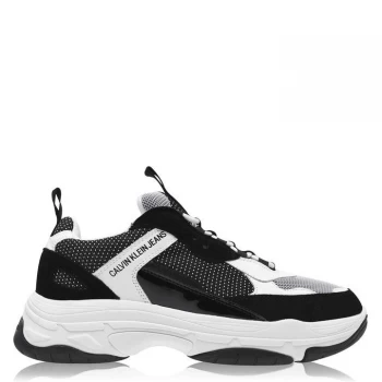 Image of Calvin Klein Jeans Marvin Chunky Trainers - White/Black