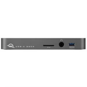 Image of OWC OWCTCDK10PMDSG USB 3.0 3.1 Gen 1 Type C Black notebook dockport replicator