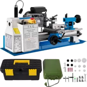 Image of VEVOR Mini Metal Lathe 550W Variable Speed Metal Lathe 50 to 2500Rpm Digital Milling Metal Lathe 7x14" for Areas Such as Mini Precision Parts