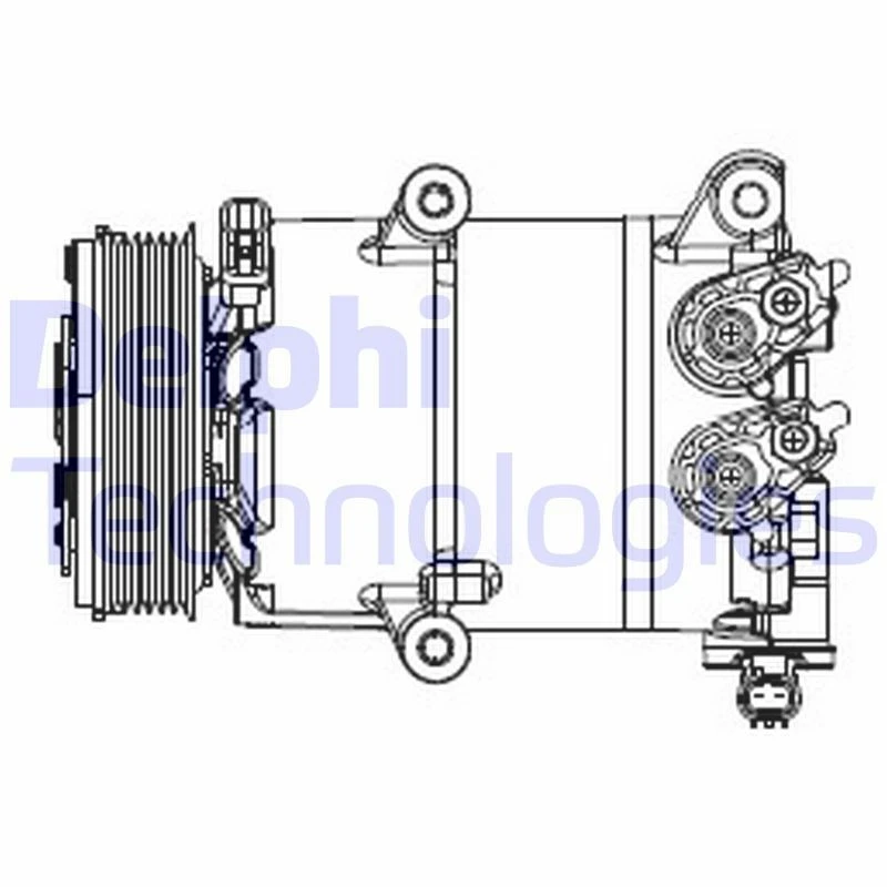Image of DELPHI Air conditioning compressor DELPHI CS20553