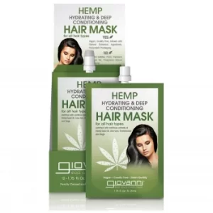 image of Giovanni Hemp Hydrating and Deep Conditioning Hair Mask (Pack of 12)