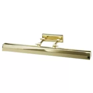 Image of 4 Bulb Adjustable Joints Directional Picture Light Polished Brass LED E14 40W