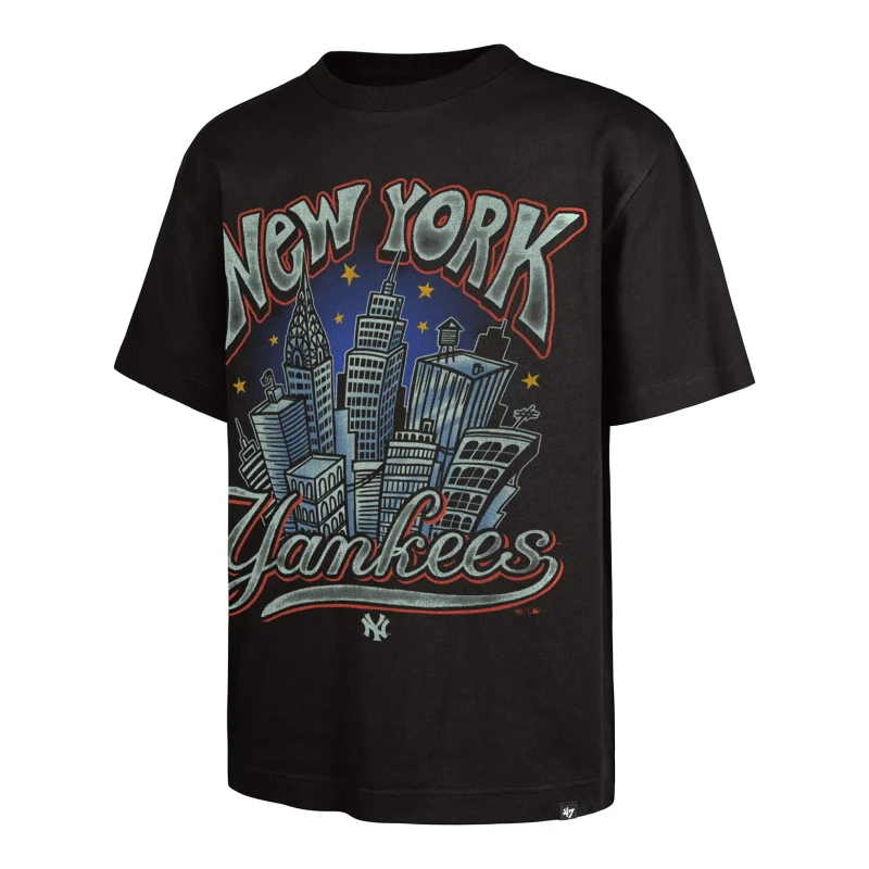 Image of 47Brand New York Yankees MLB T-Shirt Sigma Foundation Gris Unisex XL