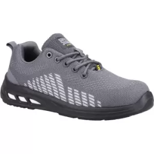 image of Safety Jogger Mens Fitz S1P Lace Up Slip Resistant Trainers UK Size 10.5 (EU 45)