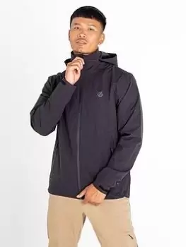 Image of Regatta Dare 2B Switch Out Waterproof Hooded Jacket - Black, Size 3XL, Men