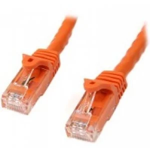 image of 10m Orange Snagless Utp Cat6 Patch Cable