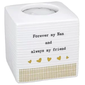 image of Thoughtful Words Tealight Holder Nan