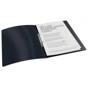 Image of Rexel A4 Ring Binder; Black; 16mm 2 O-Ring Diameter; Choices - Outer