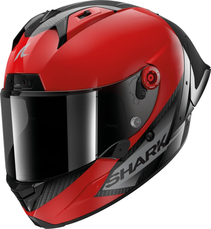 Image of Shark Aeron-GP Blank SP DRA Carbon Red Anthracite Glossy Full Face Helmet Size L