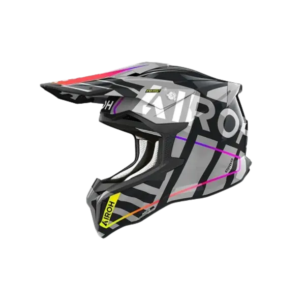 Image of Airoh Strycker Brave Grey Offroad Helmet Size S