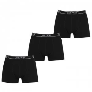 Image of Jack Wills Daundley 3 Pack Boxer Short Set - Black