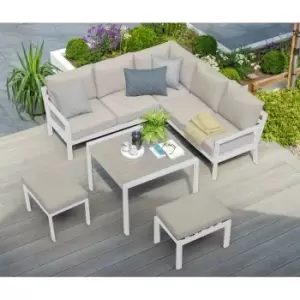 Image of Handpicked Titchwell Mini Corner Lounge Set - White