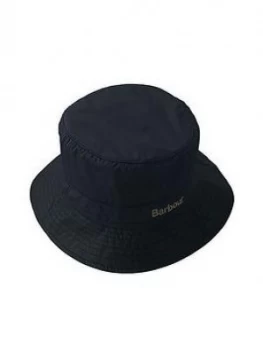 Image of Barbour Waxed Bucket Hat - Navy