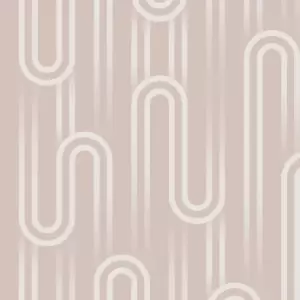 Image of Envy Ups and Downs Blush Wallpaper