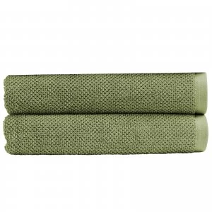 image of Christy Brixton Towel - Set of 2 - Khaki - Bath Towel - Set of 2