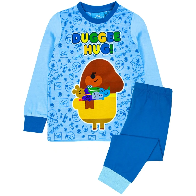 Image of Hey Duggee Long Sleeve Long Leg Pyjama Set Blue male