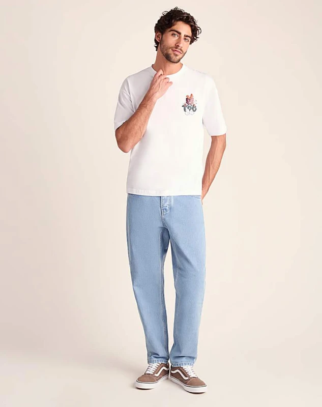 Image of Tog 24 Tog24 100% Cotton Supersoft T-Shirt Optic White - Tog 24 - Size: 6XL60/62 Optic White Male 6XL60/62 ZA68209