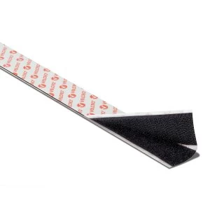 Image of VELCRO Brand Stick On Tape 20mm x 1m - Black